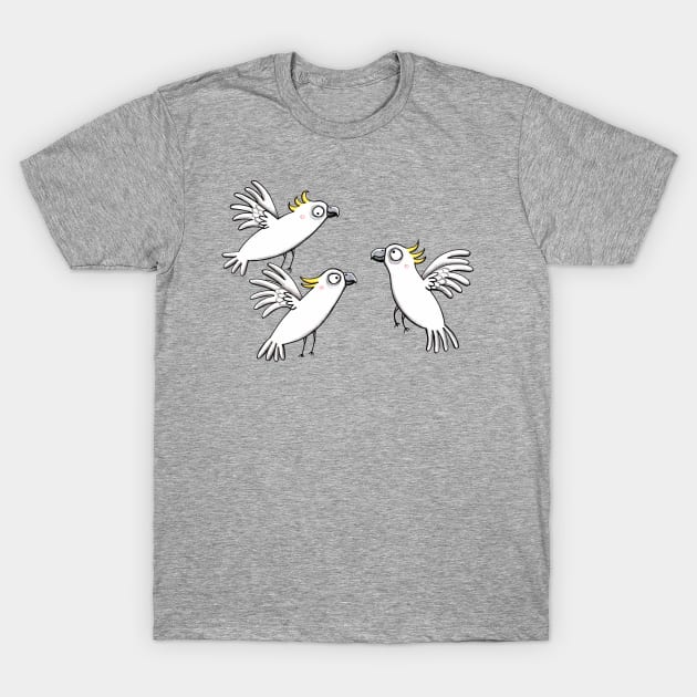 Kakadu - Cockatoo - Papagei - Parrot T-Shirt by JunieMond